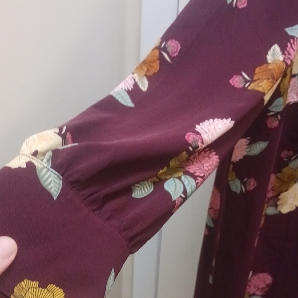 LOFT Pink and Brown Dress - Picture 2 of 10